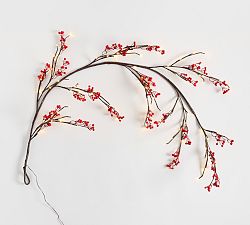 Twinkling Twig and Berry Garland