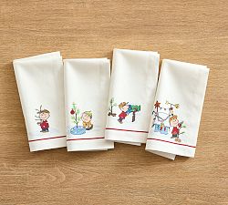 Open Box: Charlie Brown Christmas Napkin, Mixed Set of 4 - Multi