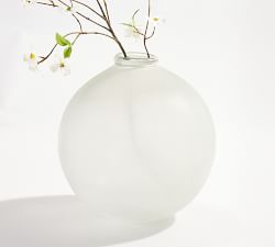 Frosted Handcrafted Glass Vases