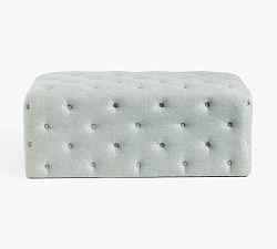 Tufted Rectangular Upholstered Ottoman