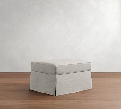 PB Comfort Slipcovered Storage Ottoman