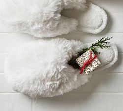 Alpine Faux Fur Slippers