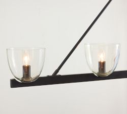 Chamberlin Metal Linear Chandelier (48")