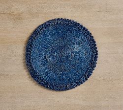 Abaca Handcrafted Round Placemats - Set of 4