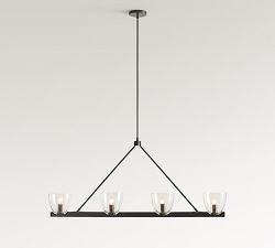 Chamberlin Metal Linear Chandelier (48")