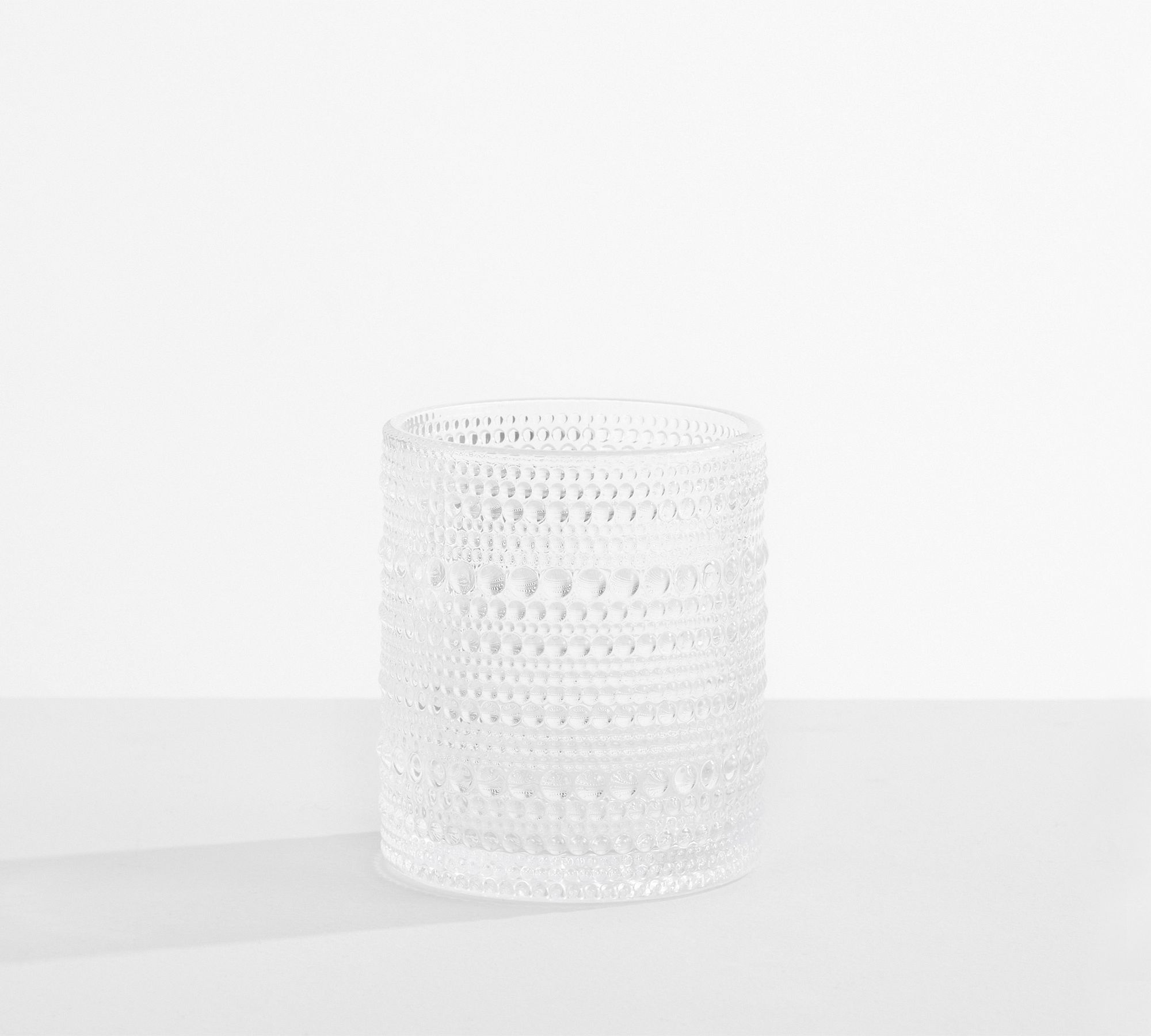 Jupiter Beaded Tumblers - Set of 6 - 10 oz., Set of 6 - Clear