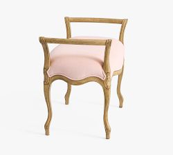 LoveShackFancy Upholstered Vanity Stool