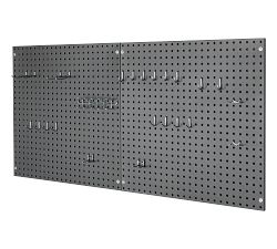 2-Piece Pegboard Set with 23-Piece Hook Assortment