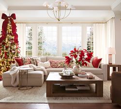 Berry Tree Embroidered Pillow