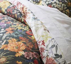 Laurel Reversible Percale Duvet Cover