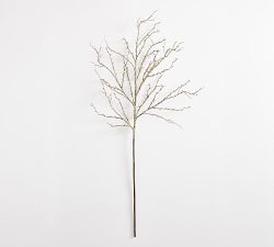 Faux Oversized Glitter Twig Branch