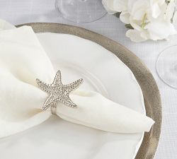 Starfish Napkin Ring, Set of 4