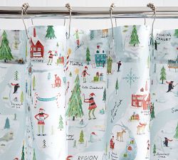 North Pole Shower Curtain