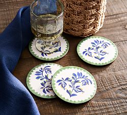 Puebla Multi Cork Coasters - Set of 4