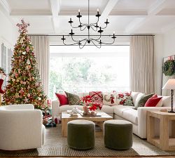 Embroidered Tree Shaped Pillow