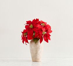 Faux Oversized Red Poinsettia Bundle