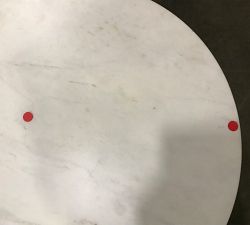 Open Box: Delaney Round Marble Coffee Table (25") - Bronze, Marble