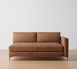 Open Box: Jake Deep Seat Right Loveseat with Bench Cushion - Mason Pebble Caramel, Bronze 