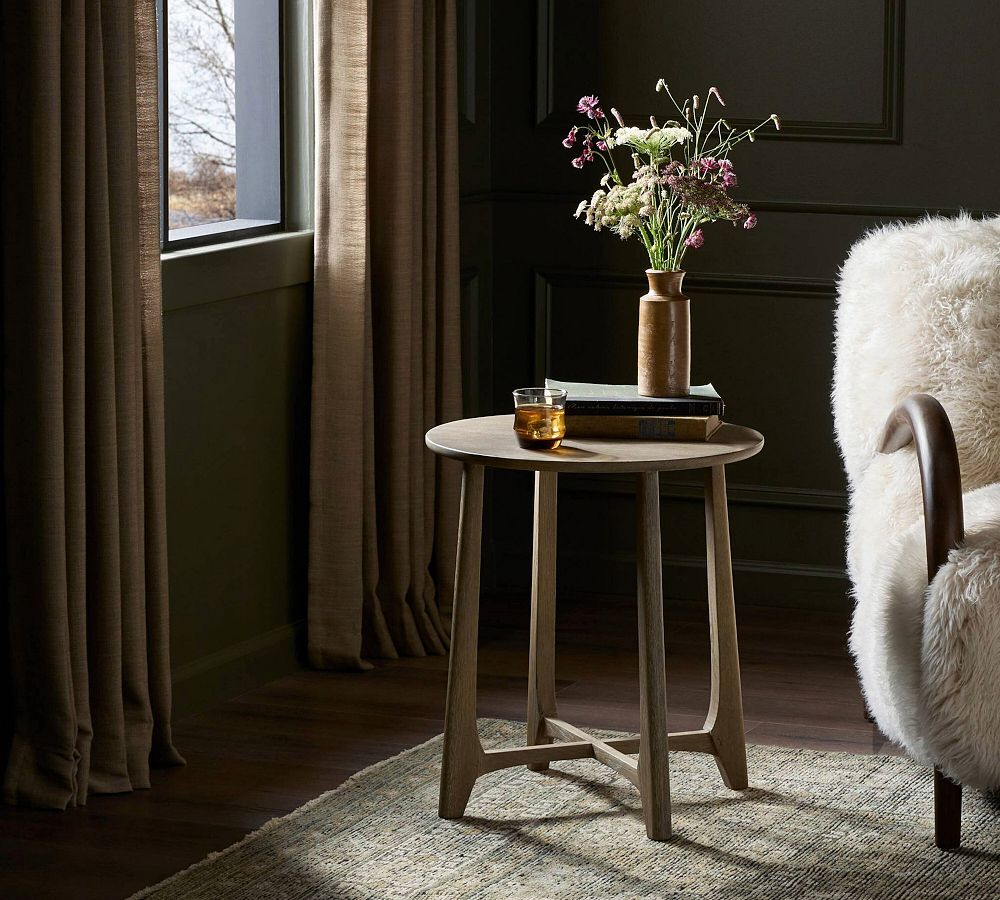 Rockmere Round Accent Table (20") by Pottery Barn