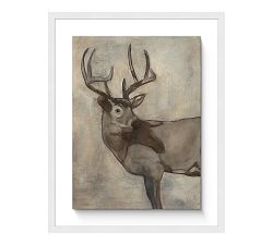 King of the Woodlands Framed Canvas Print
