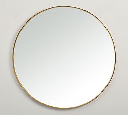 Open Box: Stowe Round Mirror (40") - Brass