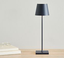 Open Box: Zafferano Poldina Pro Wireless Touch Light, Standard, 15"H - Steel Blue