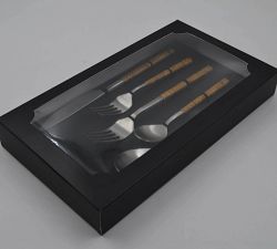 Tava Handwoven Stainless Steel 5-Piece Flatware Set