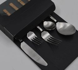 Tava Handwoven Stainless Steel 5-Piece Flatware Set
