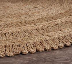 Kalev Jute Round Rug