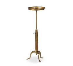 Lorien Round Metal Accent Table (12.5")