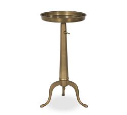 Lorien Round Metal Accent Table (12.5")