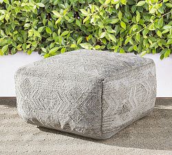 Olson Handwoven Indoor/Outdoor Pouf
