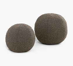 Open Box: Chiyoko Round Pillow, Set Of 2 - Knoll Mink