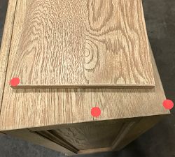 Open Box: Modular Bar Cabinet Base with Glass Doors (18") - Seadrift