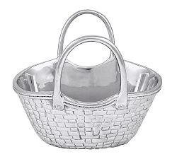 Woven Basket Snack Bowl