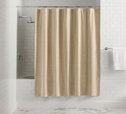 Blaine Check Shower Curtain