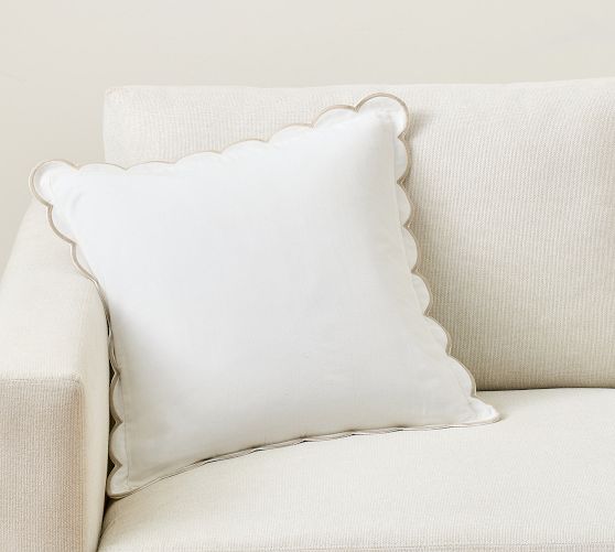 Scalloped Pillow