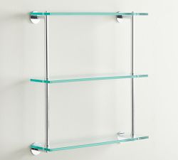 Linden Triple Glass Shelf (24")