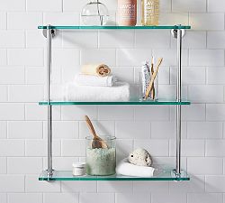 Linden Triple Glass Shelf (24")