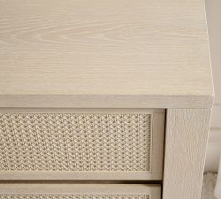 Marina Cane 6-Drawer Dresser (66")