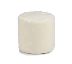 Bela Shortwool Sheepskin Round Pouf