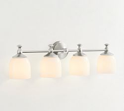Open Box: Mercer Quadruple Sconce (30") - Satin Nickel