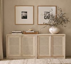 Marina Cane Storage Cabinet Console (72"-144")