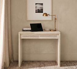 Marina Cane Mini Writing Desk (36")