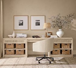 Marina Cane Storage Desk (126")
