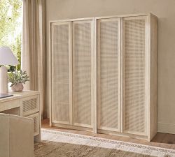 Marina Cane Tall Storage Cabinet (36"-108")