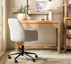 Carson Upholstered Swivel Desk Chair