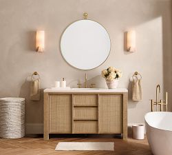 Vintage Round Hanging Mirror