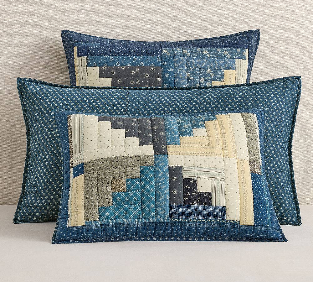Grayson Reversible Patchwork Quilted Sham by Pottery Barn