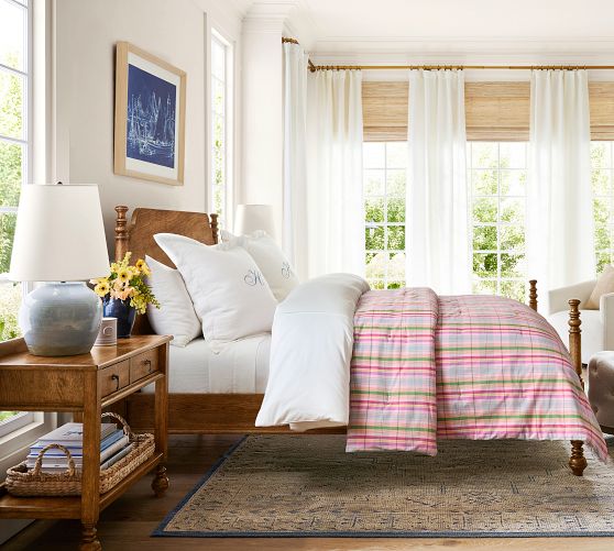 Lakeshore Plaid Comforter by Pottery Barn